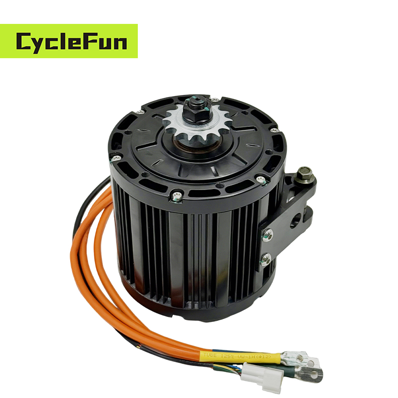 Electric Motorcycle Conversion Kit 72V - Motor Mid-Drive QS138 90H Daya 4KW