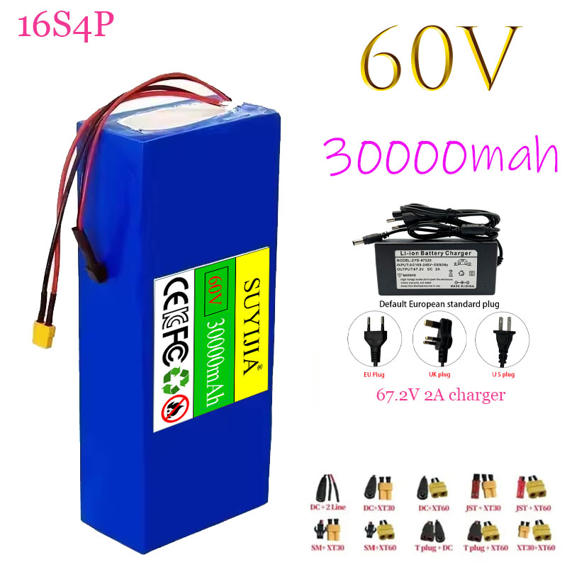 60V 30Ah Electric Scooter Battery - Baterai Lithium-ion 60V 100Ah 16s4p, Baterai