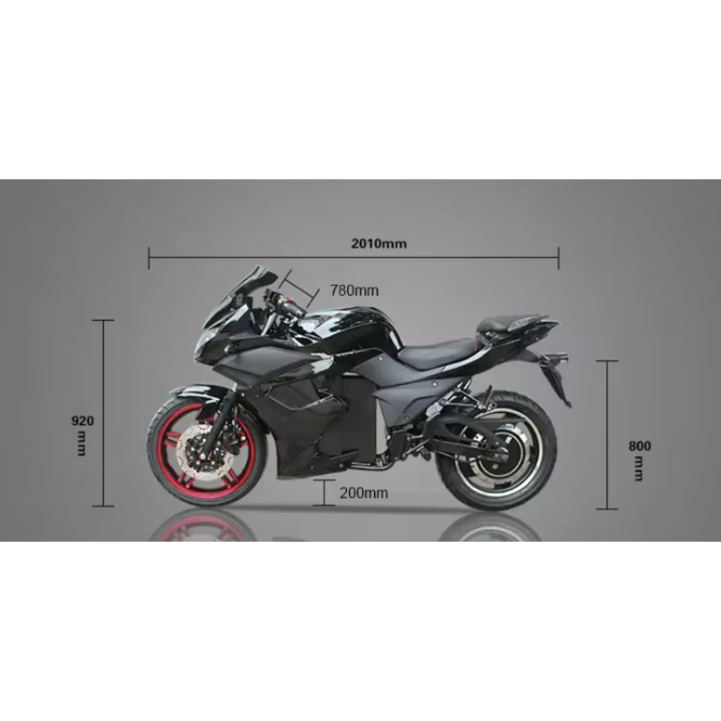 Motor Listrik Balap Kecepatan  - 72V 5000W Electric Motorcycle ulasan dan harga