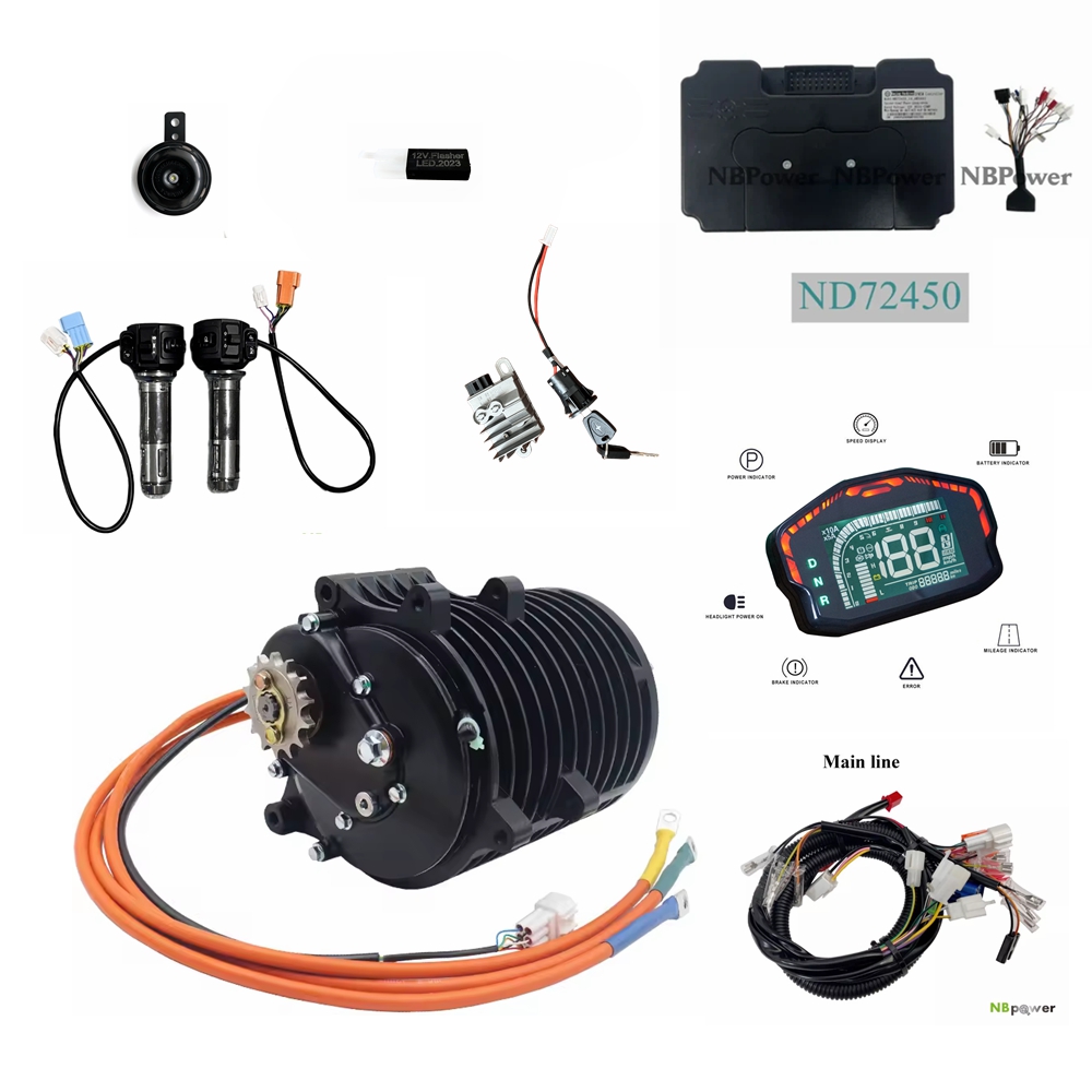 Kit Konversi Motor Mid Drive Q - Mid Drive Motor Kit 72V 3000W ulasan dan harga