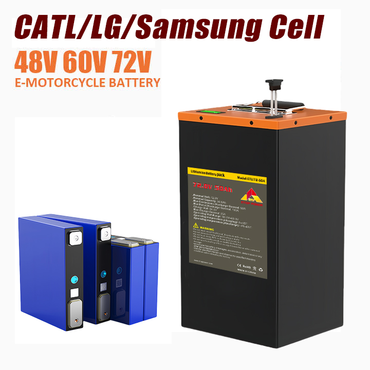 Paket Baterai Lifepo4 48V 60V  - 72V 60Ah Lifepo4 Battery Pack ulasan dan harga