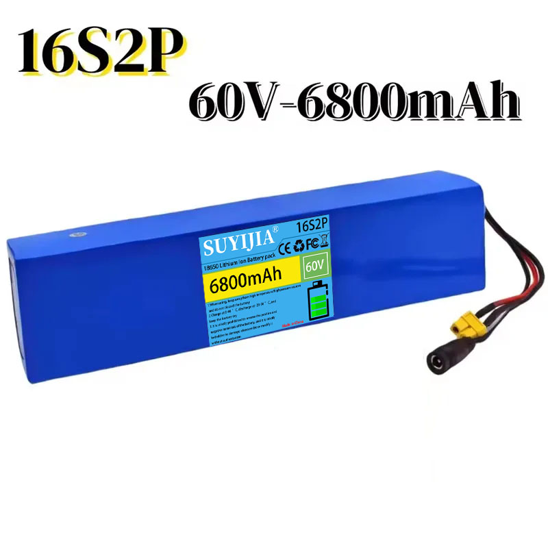 Paket Baterai Lithium 16S2P, 6 - 60V 30Ah Electric Scooter Battery ulasan dan harga