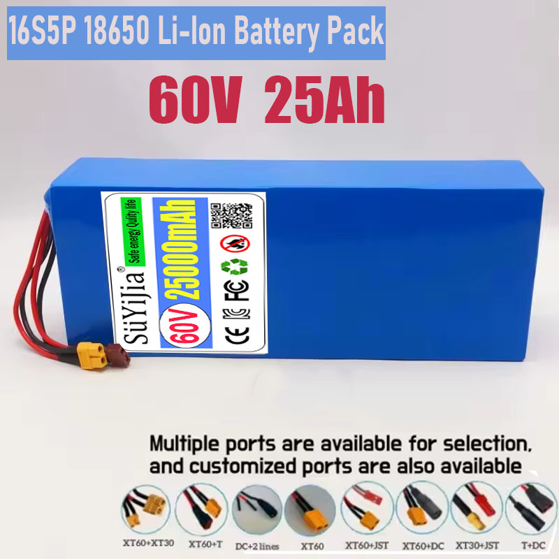 Baterai 16S5P 60V 25AH 18650 P - 60V 30Ah Electric Scooter Battery ulasan dan harga