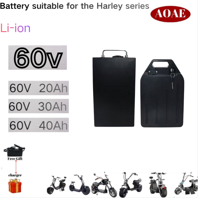 Untuk Baterai Harley 60V 20Ah  - 60V 30Ah Electric Scooter Battery ulasan dan harga