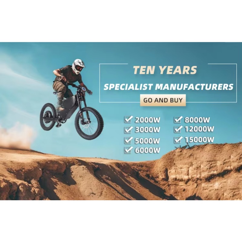 Sepeda Enduro Performa Tinggi  - 72V 12000W Electric Dirt Bike ulasan dan harga